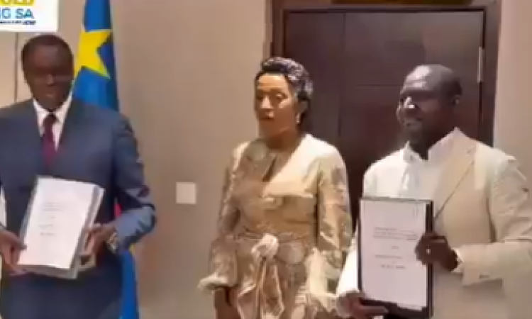 Constitution des réserves d’or monétaire : BRC Gold Trading livre son premier lingot à la Banque Centrale du Congo